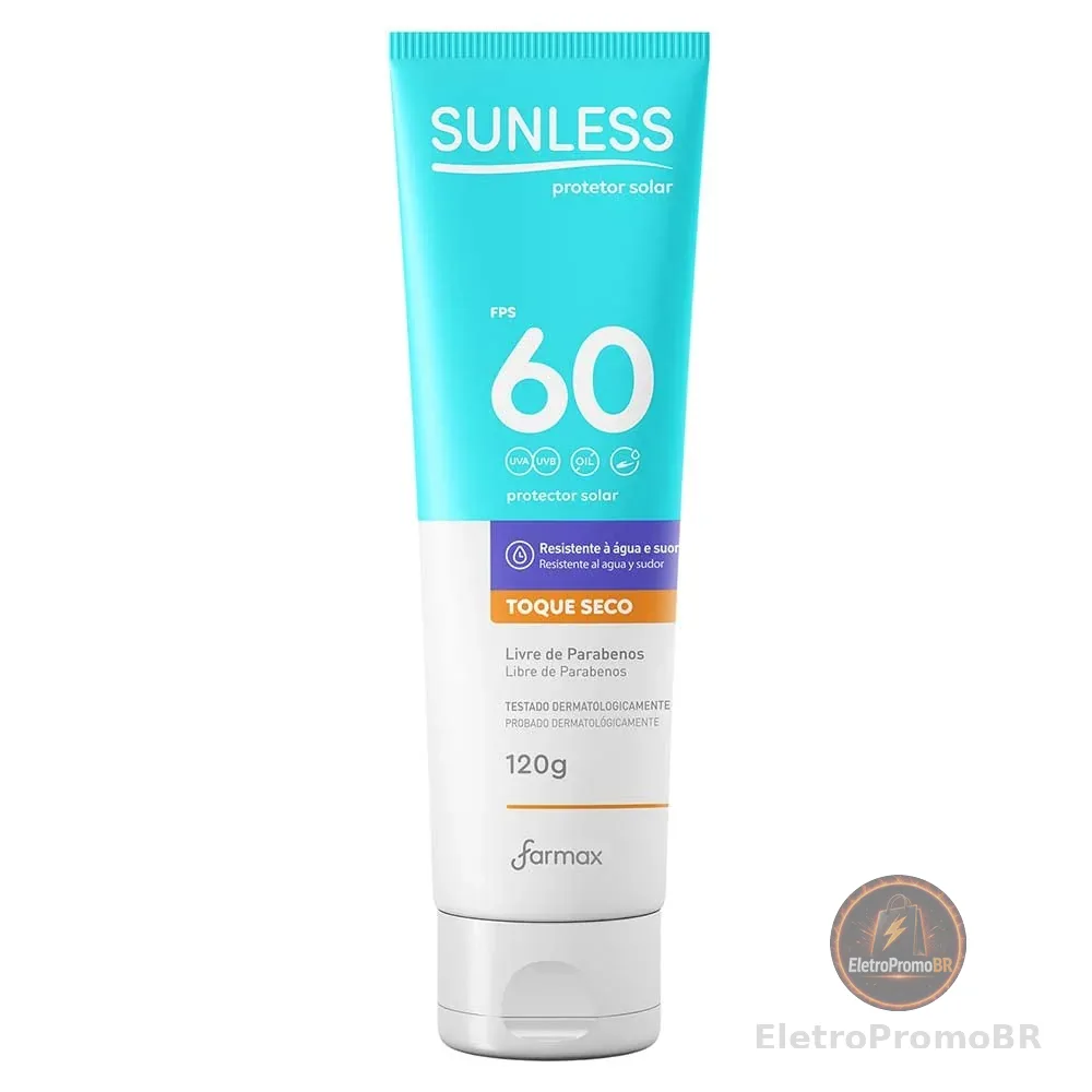 Protetor Solar Sunless FPS 60 Loção com 120g