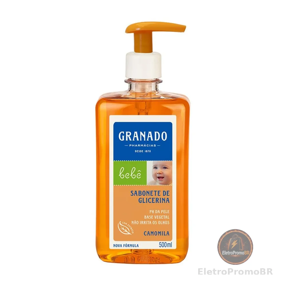 Granado Sabonete Líquido Bebê, Camomila, 500ml