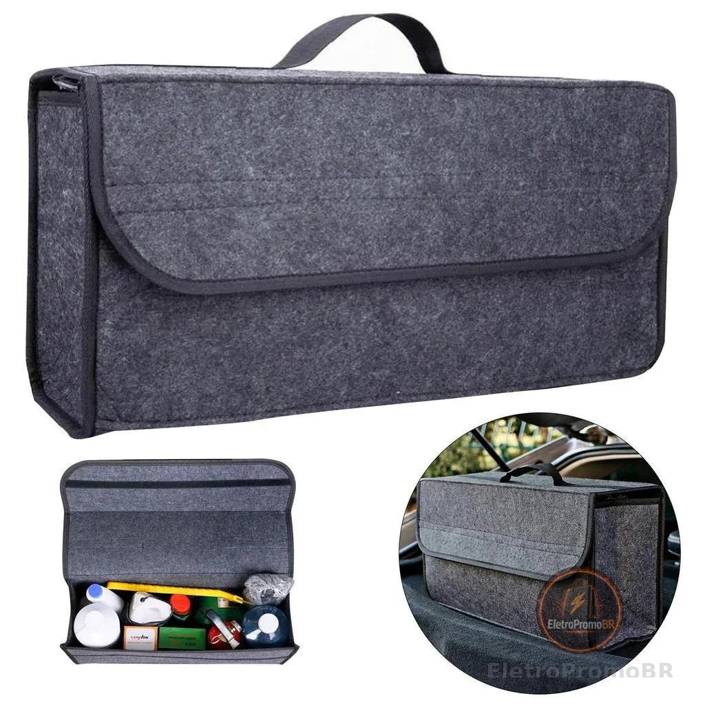 Bolsa De Armazenamento De Ferramentas De Carro Em Feltro Para O Porta-Malas Do Carro
