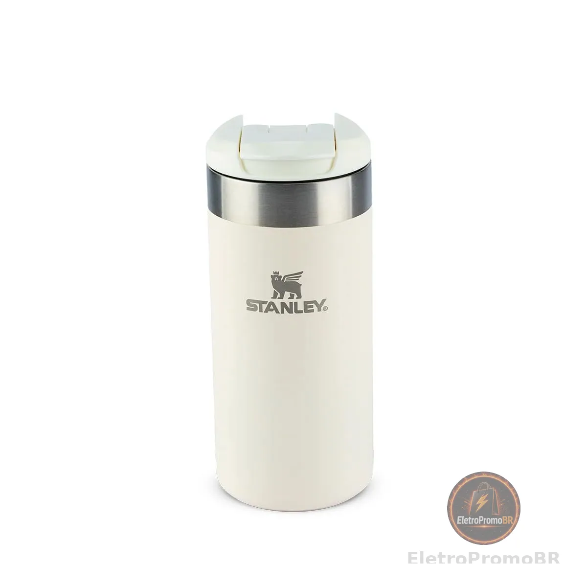 Stanley - Garrafa Térmica AeroLight Transit, garrafa isolada em vácuo para café, chá e bebidas, em aço inoxidável leve, 354ml, Cream