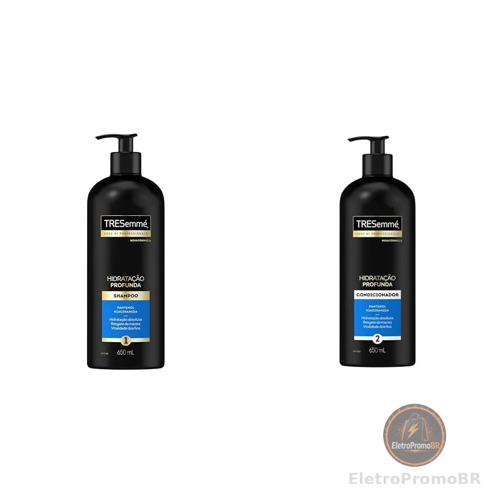 Kit TRESemmé Shampoo + Condicionador Hidratação Profunda 650ml
