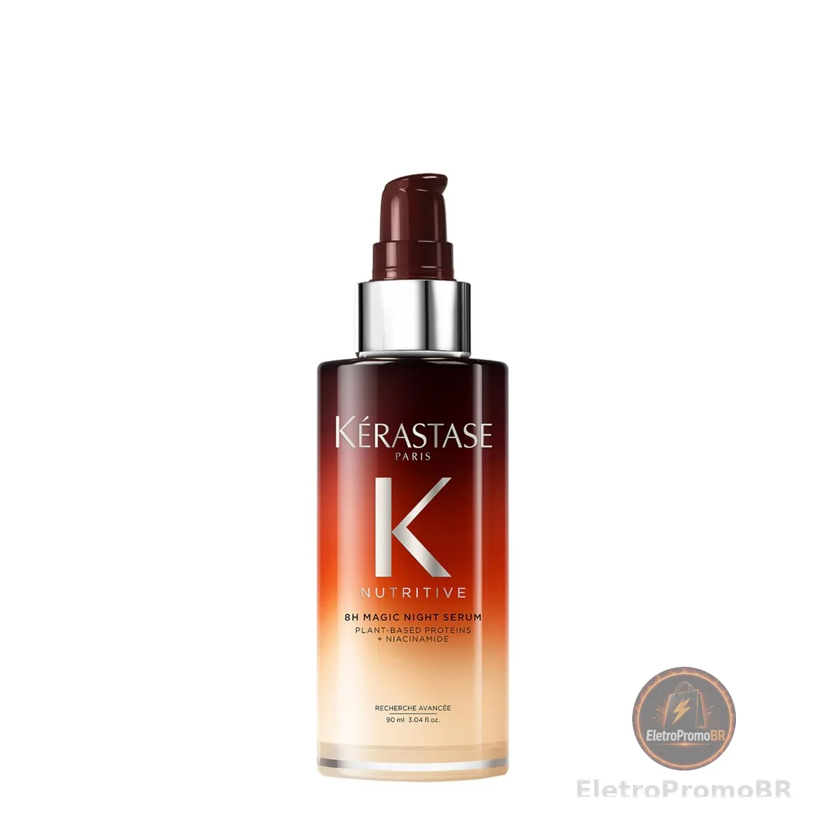 Kérastase Nutritive Sérum Capilar Noturno 8H Magic Night Para Cabelos Secos com Nutrição Profunda, Proteção Contra a Fricção do Travesseiro e Cabelos Mais Fortes 90ml