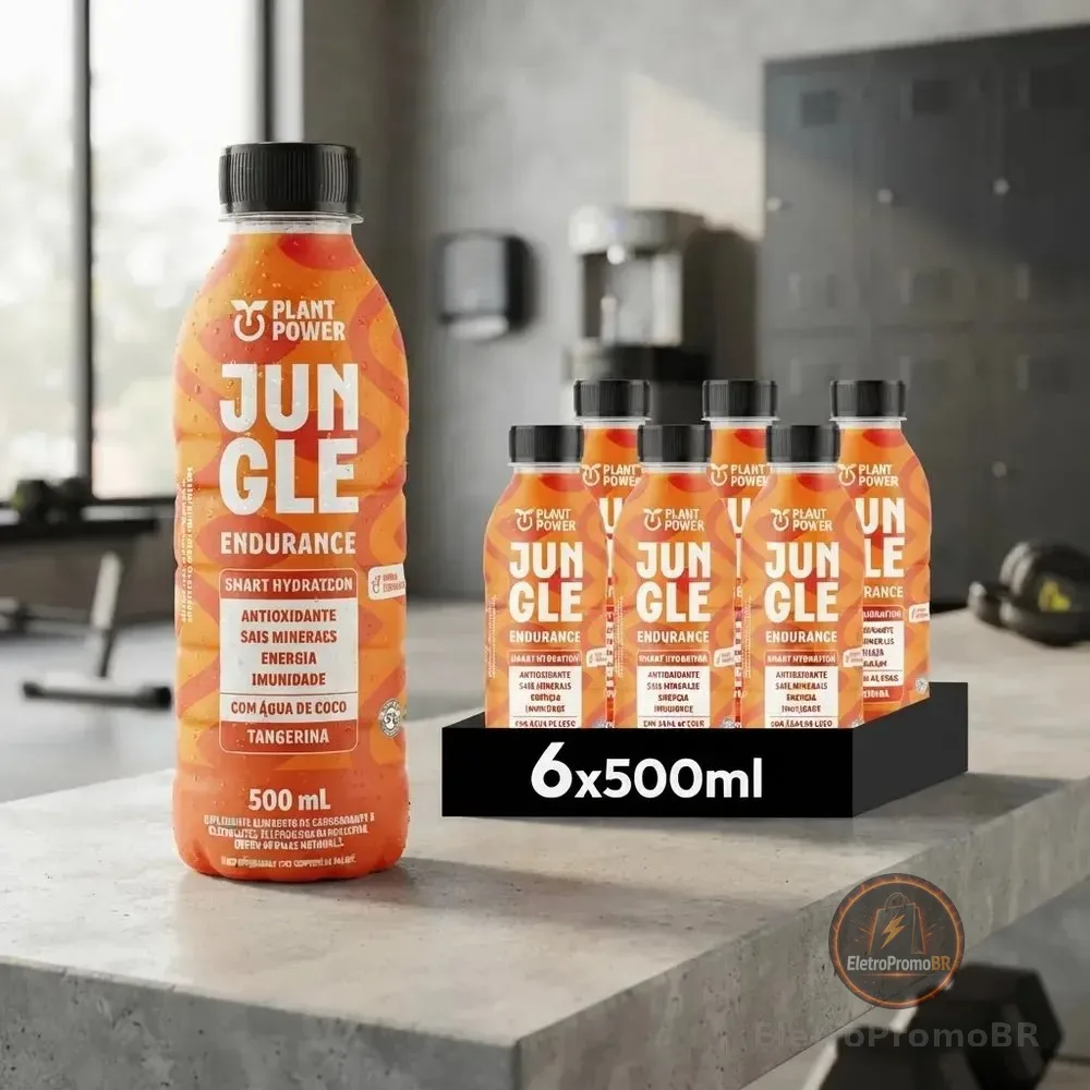 Pack Bebida Jungle Tangerina Endurance - Plant Power 6X500ML