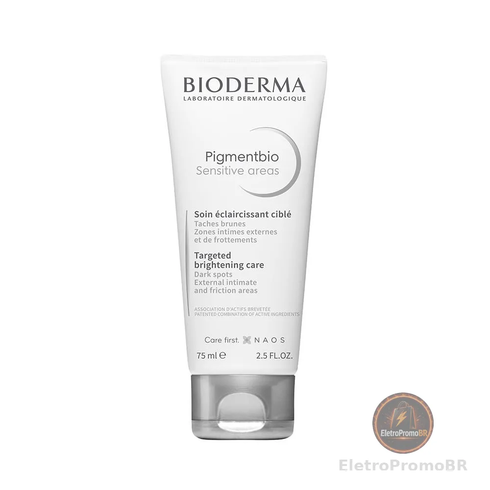 BIODERMA Pigmentbio Creme Clareador Áreas Íntimas e Sensíveis, Axilas, Virilha 75ml