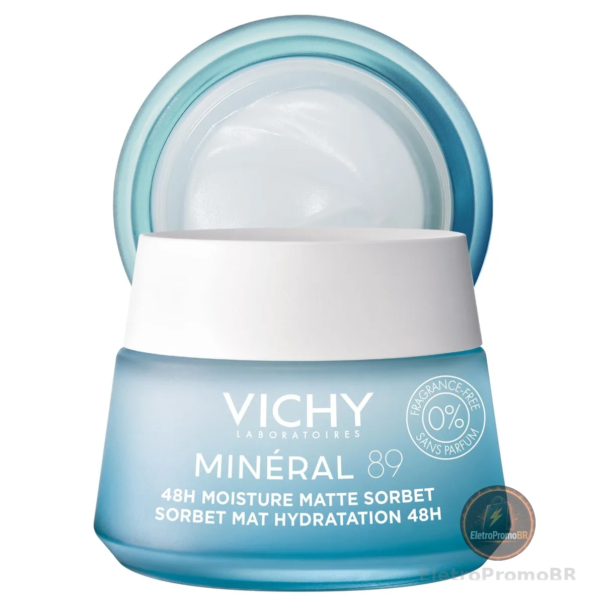 Hidratante Facial Vichy Minéral 89 Sorbet Gel Matte Pele Oleosa 50ml
