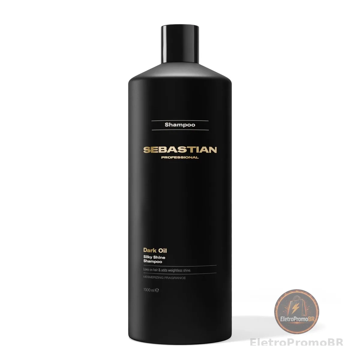 Sebastian Professional, Dark Oil, Shampoo de nutrição, brilho e maciez para todos os tipos de cabelo, 1L