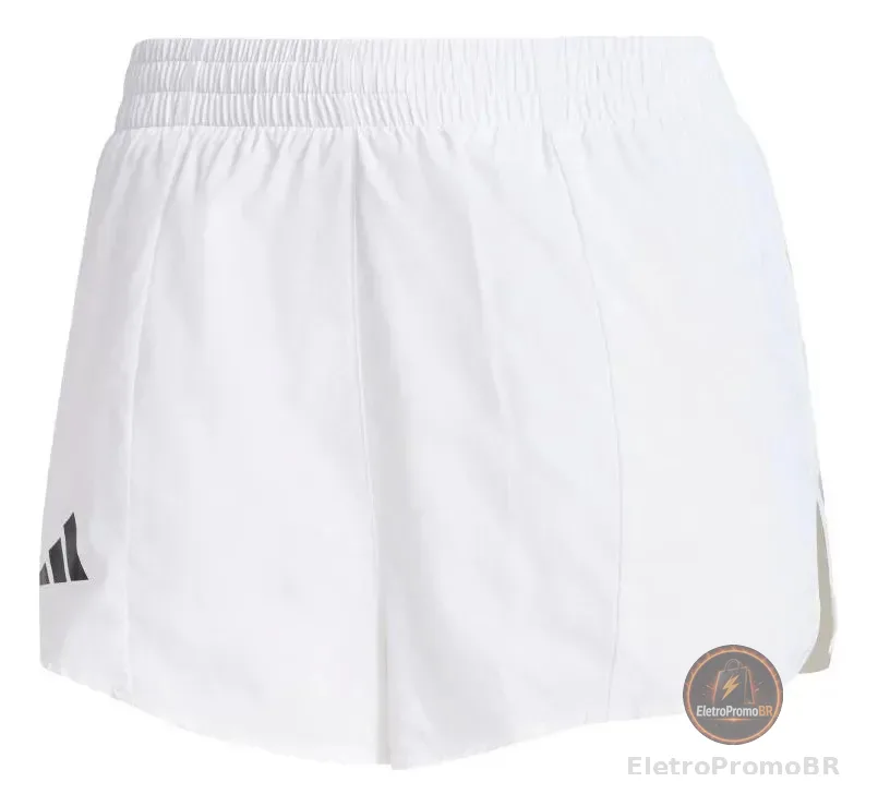 Shorts Corrida Adizero Essentials adidas Branco Liso Gg