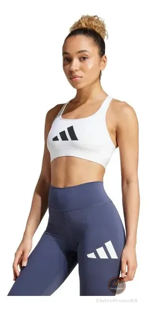 Top Estampado Powerreact Big Logo adidas
