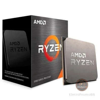 Processador AMD Ryzen 7 5700X, 3.4GHz (4.6GHz Max Turbo), Cache 36MB, 8 Núcleos, 16 Threads, AM4, Sem Vídeo Integrado - 100-100000926WOF