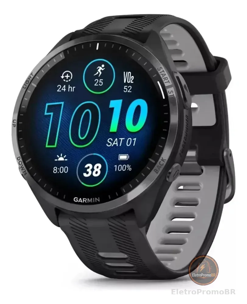 Smartwatch Gps Garmin Forerunner 965 Music 47mm Vo2 Triatlon