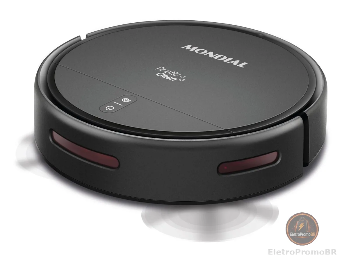 MONDIAL, Robô Aspirador de Pó Pratic Clean, Preto, Bivolt - RB-12-ST-BL