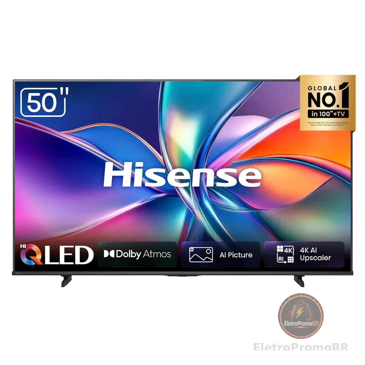 Hisense Smart TV 4K Hi-QLED 50" Polegadas 50Q6QVV