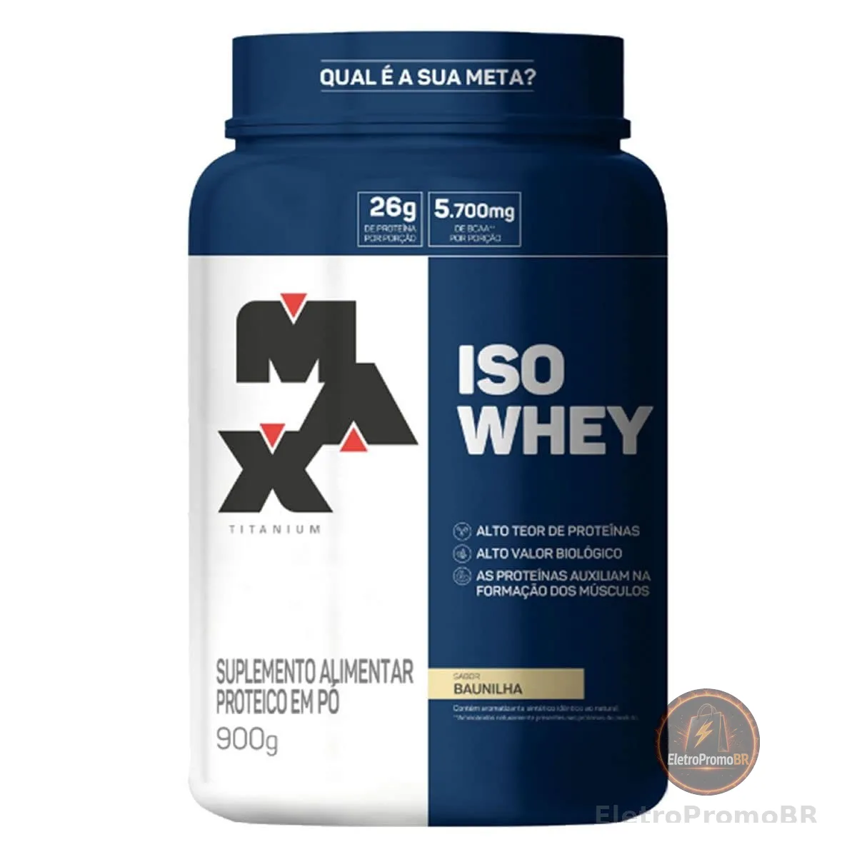 Max Titanium Iso Whey - 900G Baunilha -