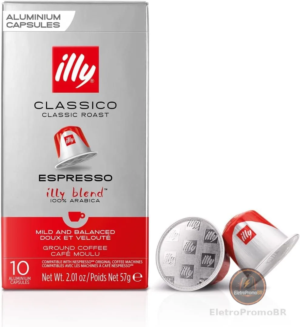 Illy Café Cápsulas Compatíveis com Nespresso* Clássico