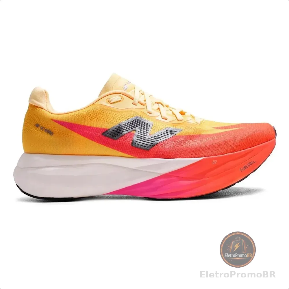 Tenis New Balance Fuelcell Supercomp Elite V5 Feminino Laranja 38 Br