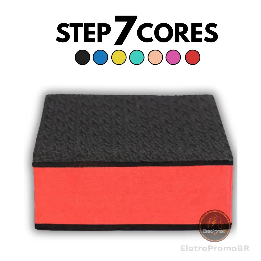 Step Academia 40x30x10 Fitness Agachamento Glúteo Perna HIIT Resistente Stepe EVA Antiderrapante