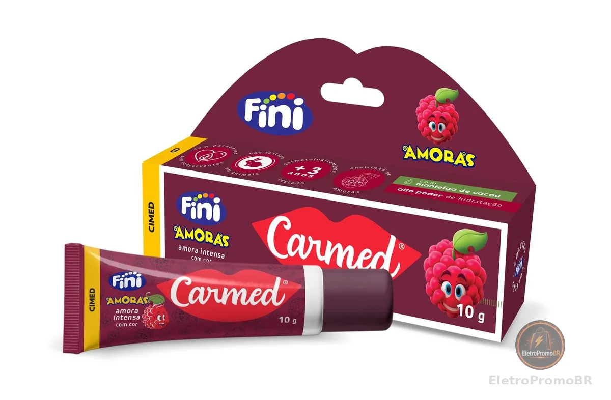 Carmed Fini Amora Intensa Hidratante Labial com cor 10g