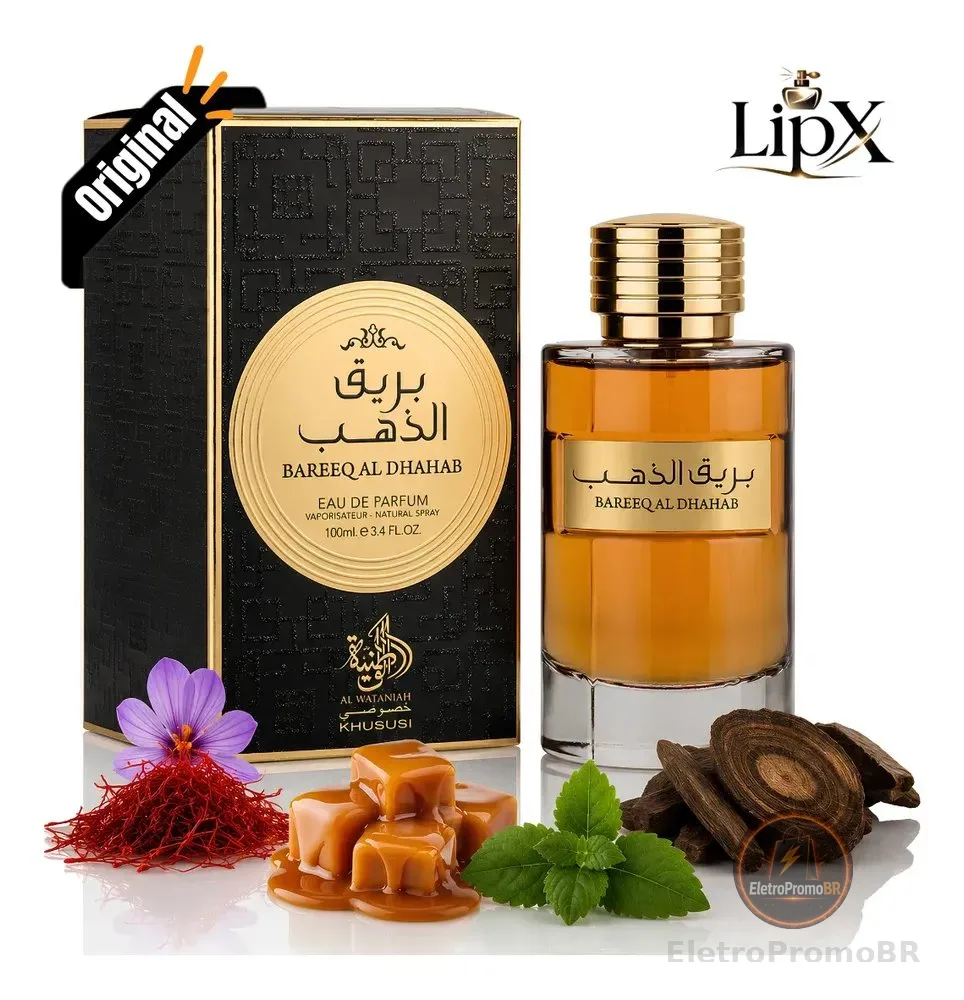 Perfume Árabe Al Wataniah Bareeq Al Dhahab 100ml Eau De Parf