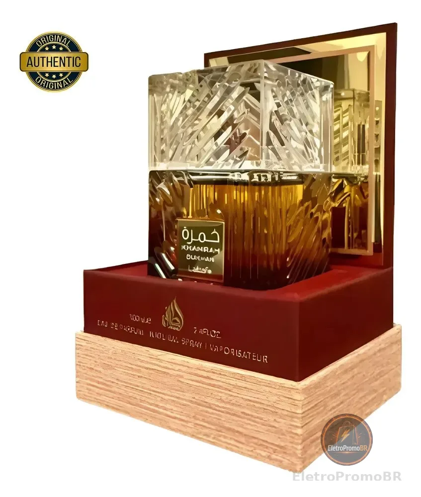 Perfume Árabe Khamrah Dukhan Lattafa 100 Ml Eua De Parfum