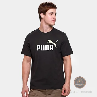 Camiseta Puma 2 Color No. 1 Logo Masculina