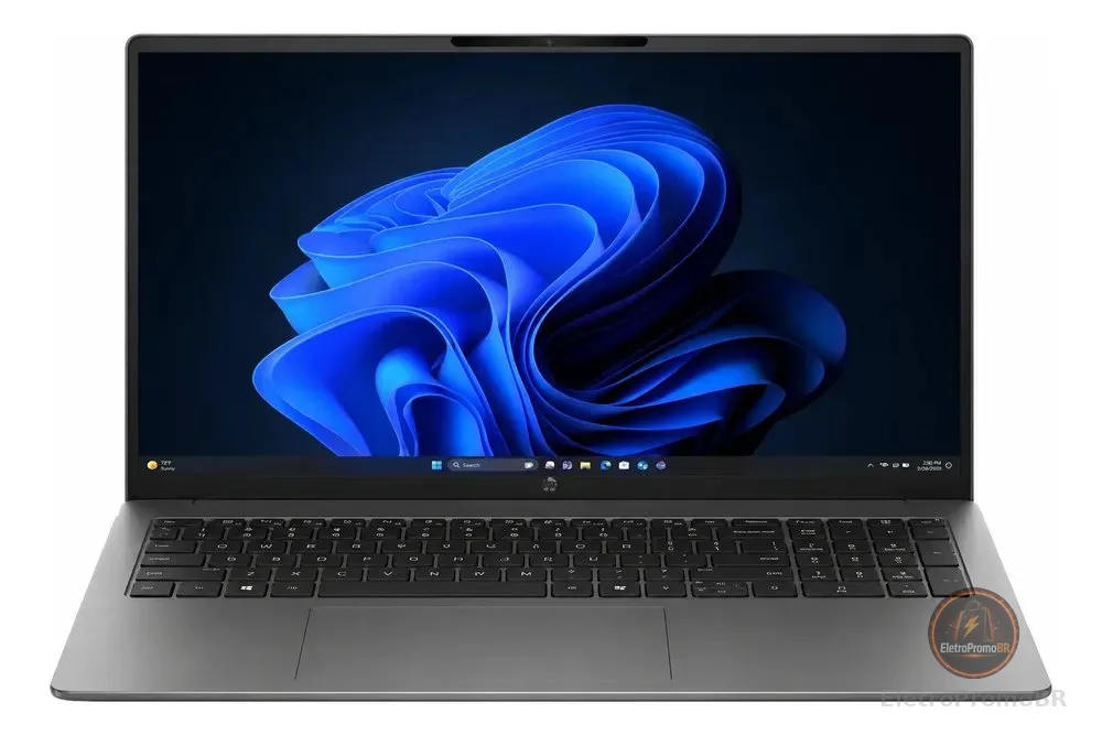 Notebook Hp 200 G2i Core 5 16  Graphics 256gb 16gb W11 Home Prateado