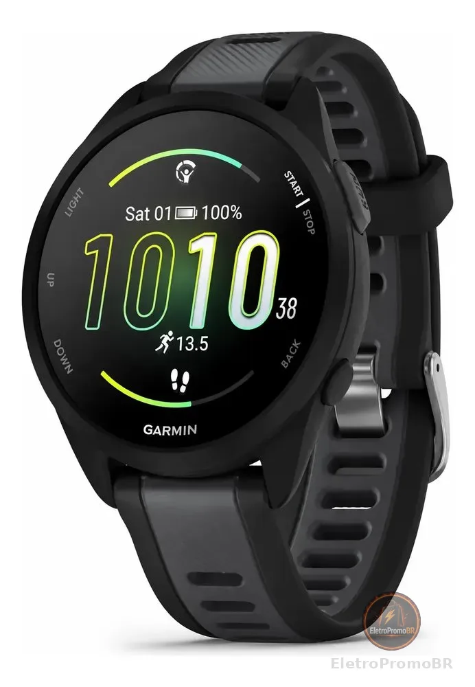 Garmin Forerunner 165 Basico Amoled 43 Mm Preto Correa Esportiva