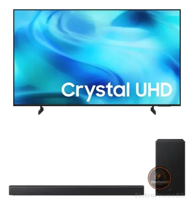 Samsung Smart Tv 58 Crystal Uhd 4k 2026 + Soundbar Samsung Hw-b450f