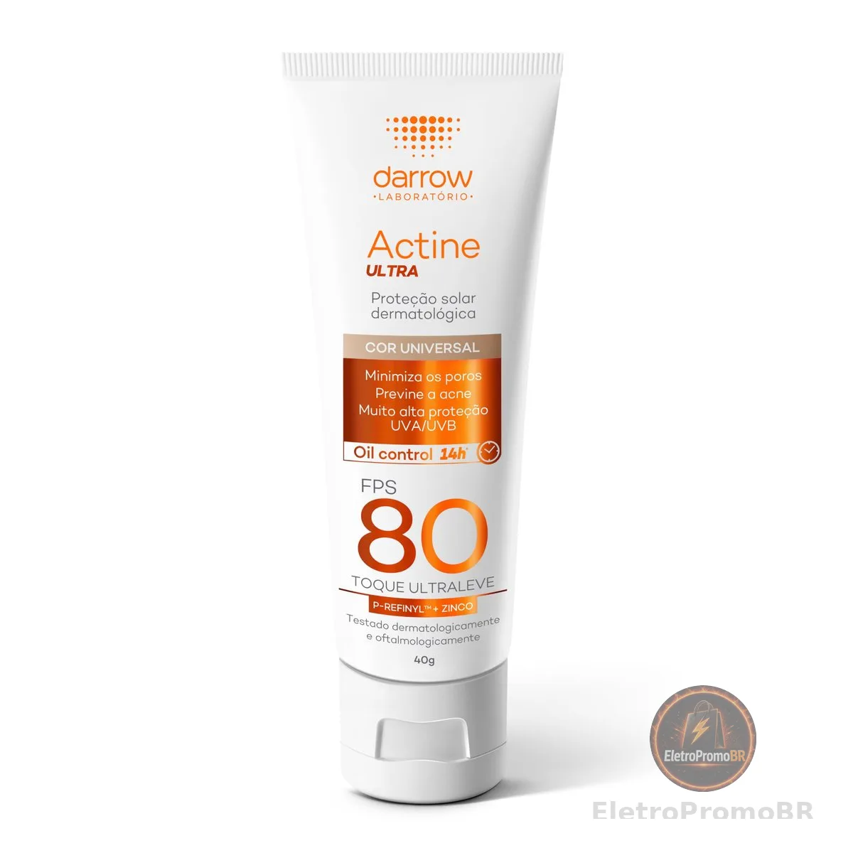 Darrow Actine - Protetor Solar Ultra Fps80 - Cor Universal Cor: Branco