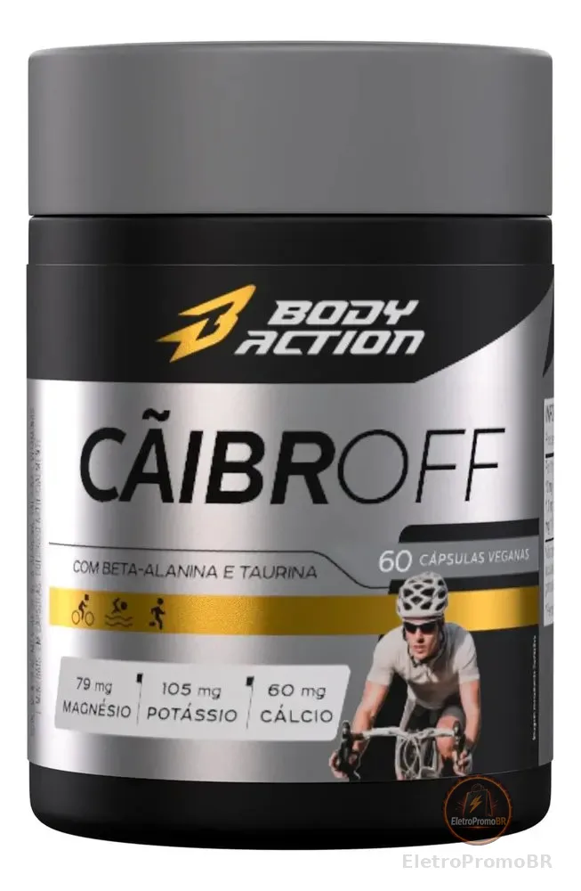 Cãibroff Anti Cãimbras 30 Dias Bodyaction Sabor Sem sabor