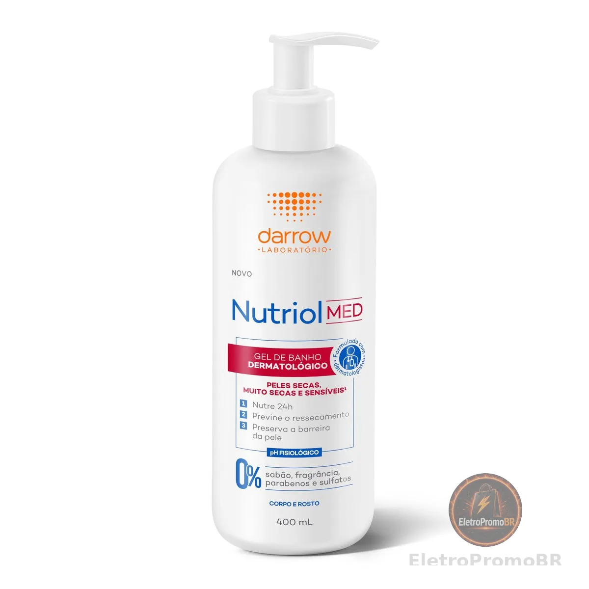 Darrow Nutriol Med Gel de Banho 400ml