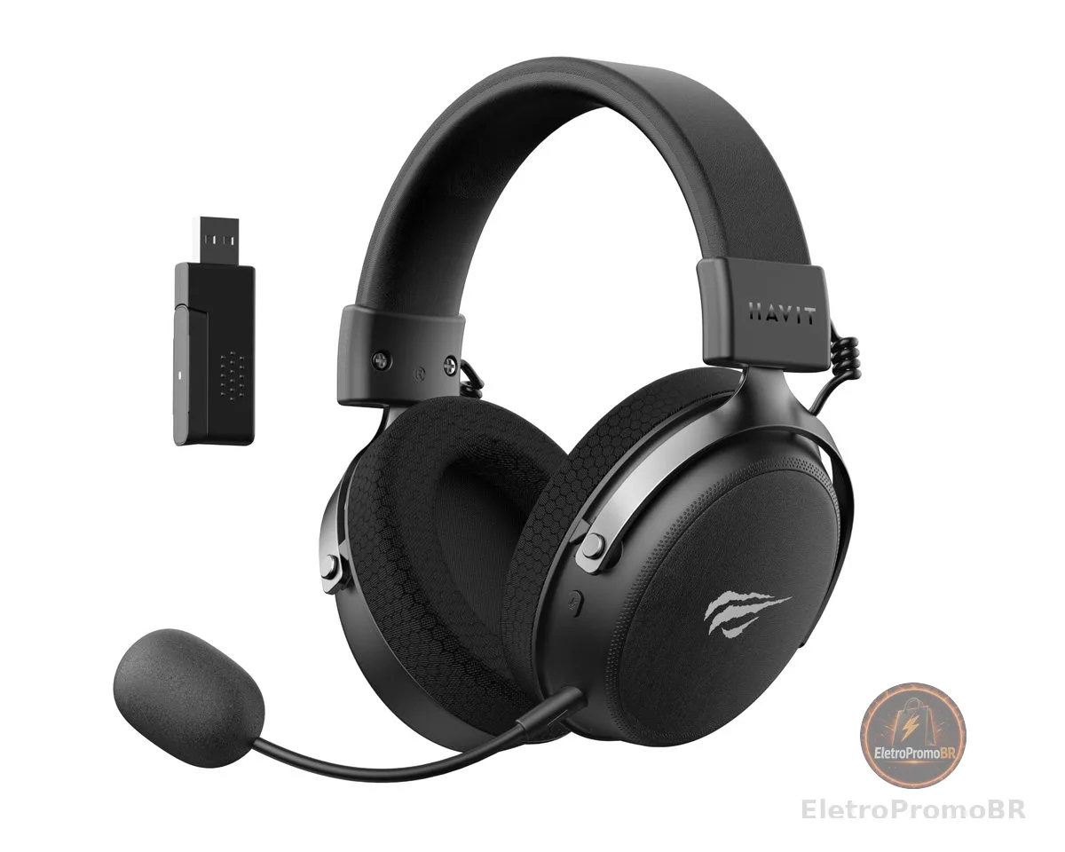 Fone de Ouvido Headset Havit H2015 Pro, Black