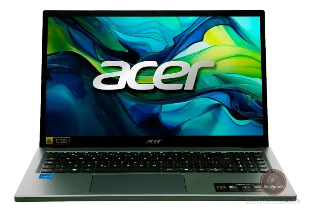 Notebook 15.6" Acer Aspire Go com Tela IPS Full HD Touchscreen Processador Intel Core i7 de 13ª Geração 16GB RAM DDR5 SSD de 512GB Tecla Copilot IA Windows 11