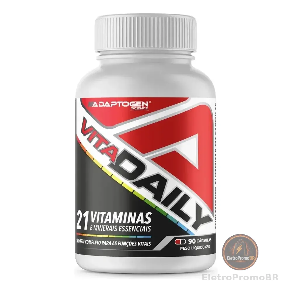 Multivitamínico Adaptogen Vita Daily 90 Cápsulas Veganas Completas