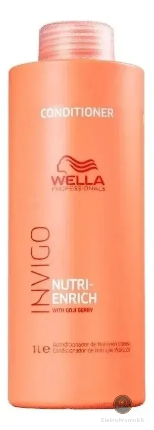 Condicionador Wella Invigo Nutri-Enrich para Cabelos Secos e Tratados 1 Litro