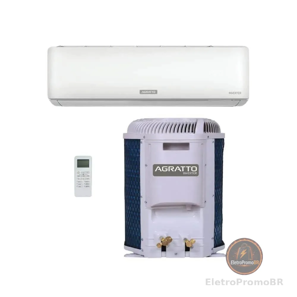 Ar Condicionado Split Inverter 12000 BTUs Agratto Zen Top Frio ZICST12F-02 - 220V