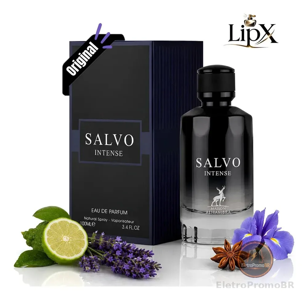 Perfume Masculino Arabe Salvo Intense 100ml Original C/ Nf