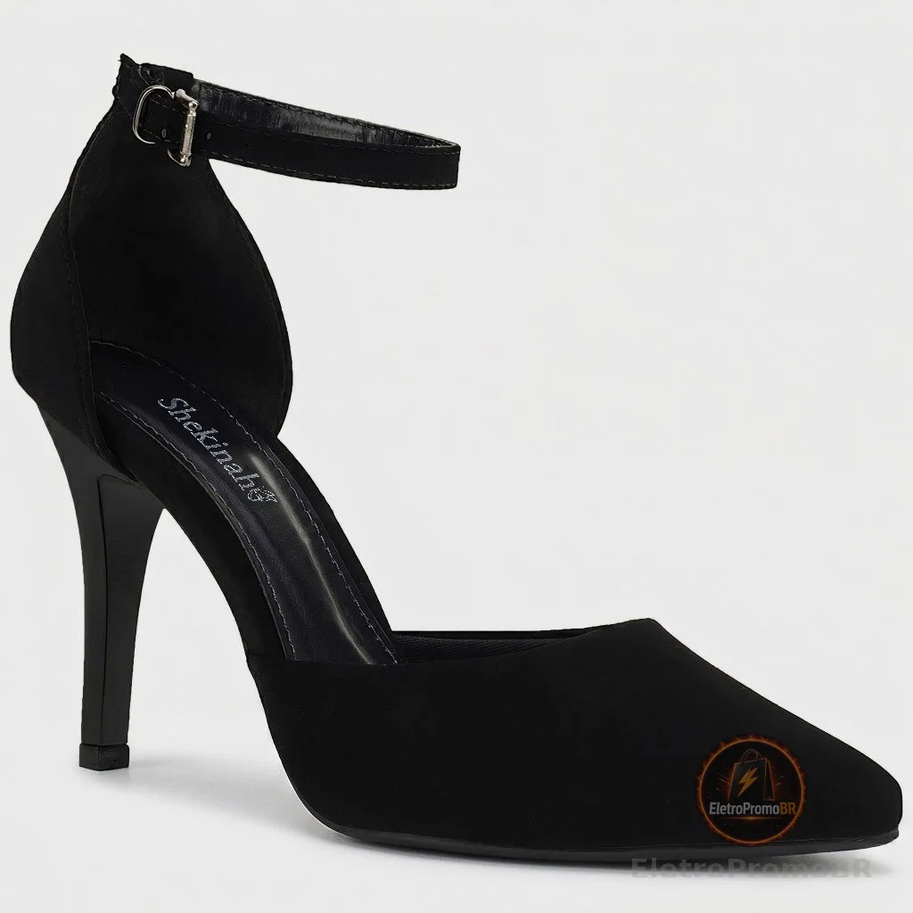 Sapato Feminino Shekinah Scarpin Bico Fino Salto Agulha Stiletto Confortável Moda