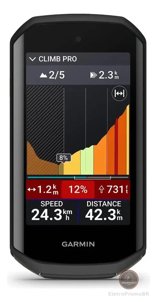 Ciclocomputador Garmin Edge 1050 Preto Original Preto