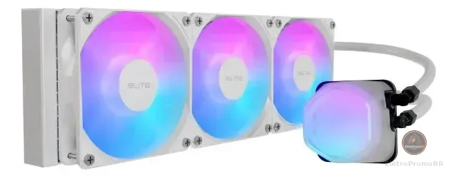 Water Cooler Elite Liquid 36cm Branco Argb (cooler Master) Branco