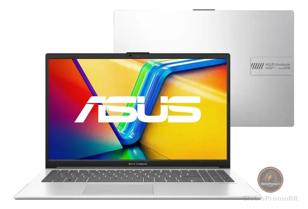 Notebook Asus Vivobook Go E1504GA Intel Core I3 N305 4Gb Ram 256Gb Ssd Linux Keepos Tela 15,6 Fhd Silver - Nj447