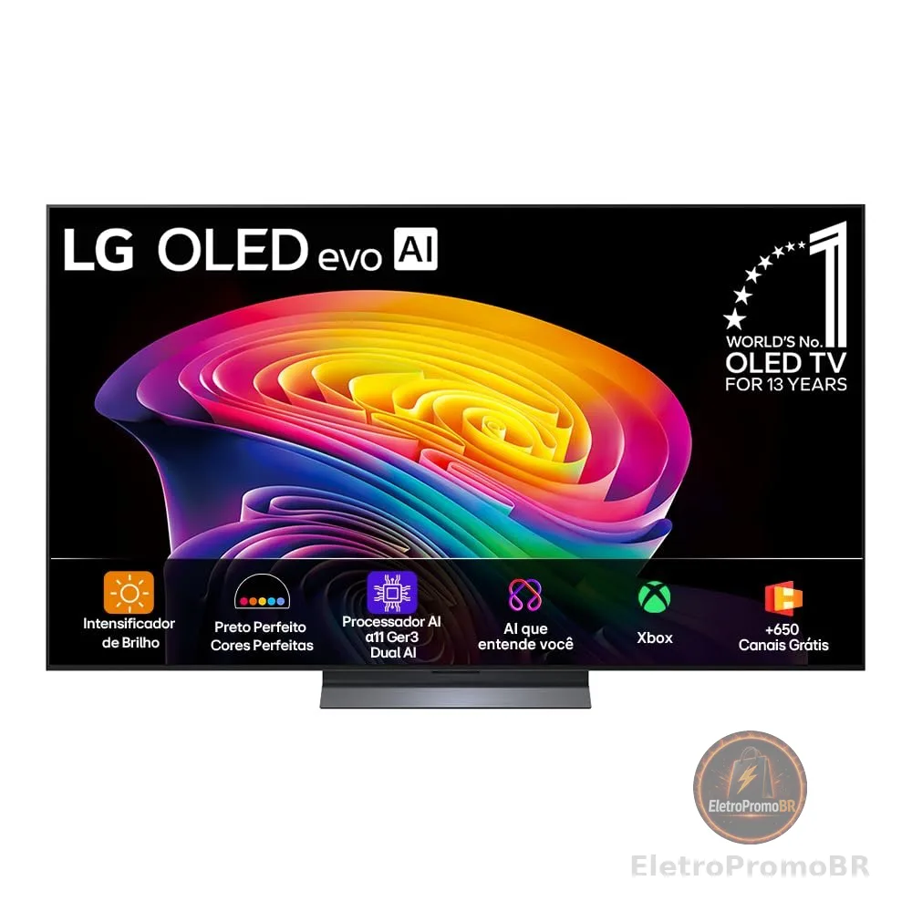Smart TV LG OLED evo AI 4K C6 55 polegadas 2026