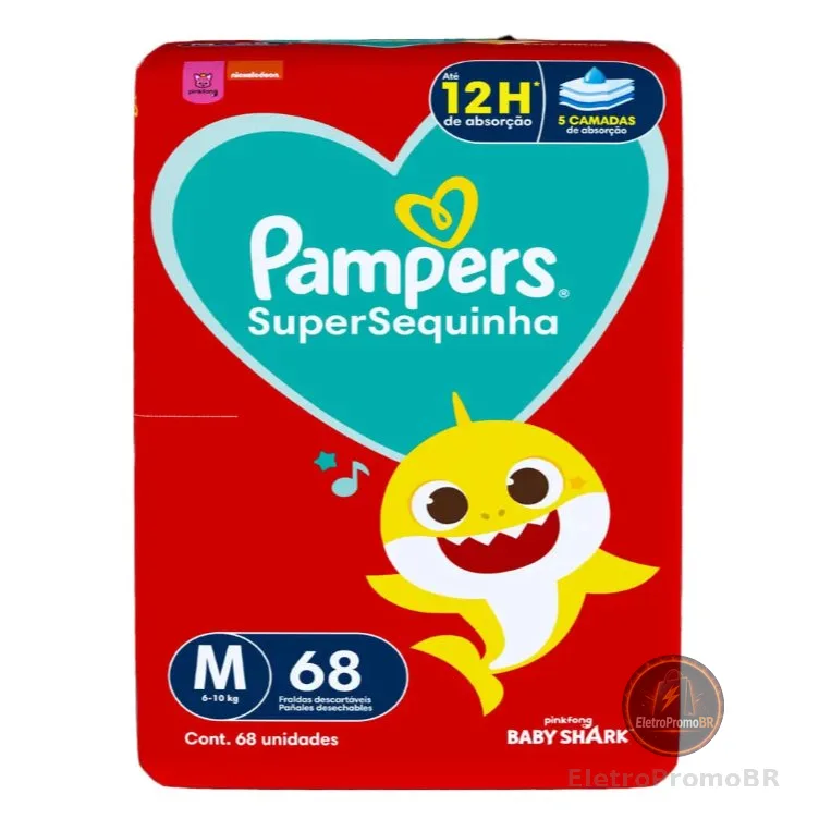 Fralda Descartável Supersequinha Tamanhos Pampers