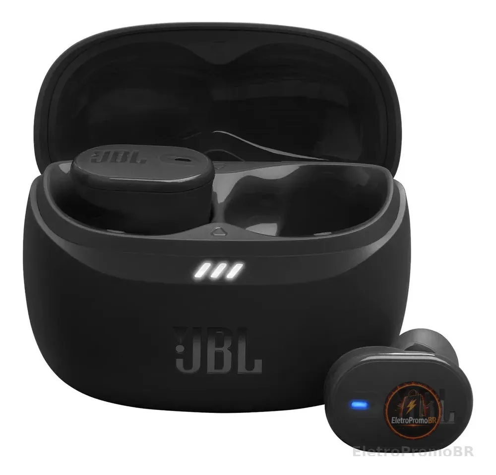 Fone De Ouvido Tune Buds 2 Bluetooth Sem Fio Preto Jbl Preto
