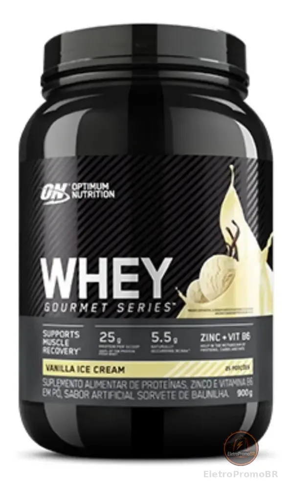 On Gourmet 100% Whey Protein Baunilha Optimum Nutrition Baunilha