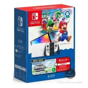 Console Nintendo Switch OLED 64Gb Mario Bros Wonder