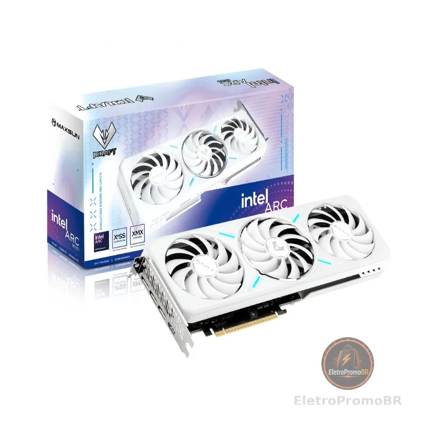 Placa de Video Maxsun Intel ARC B580 iCraft, 12GB, GDDR6, 192-bit, 8703-000CA147-0002