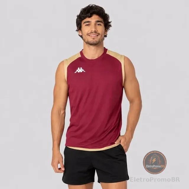 Regata Kappa Abriz Pro Seven Bordô