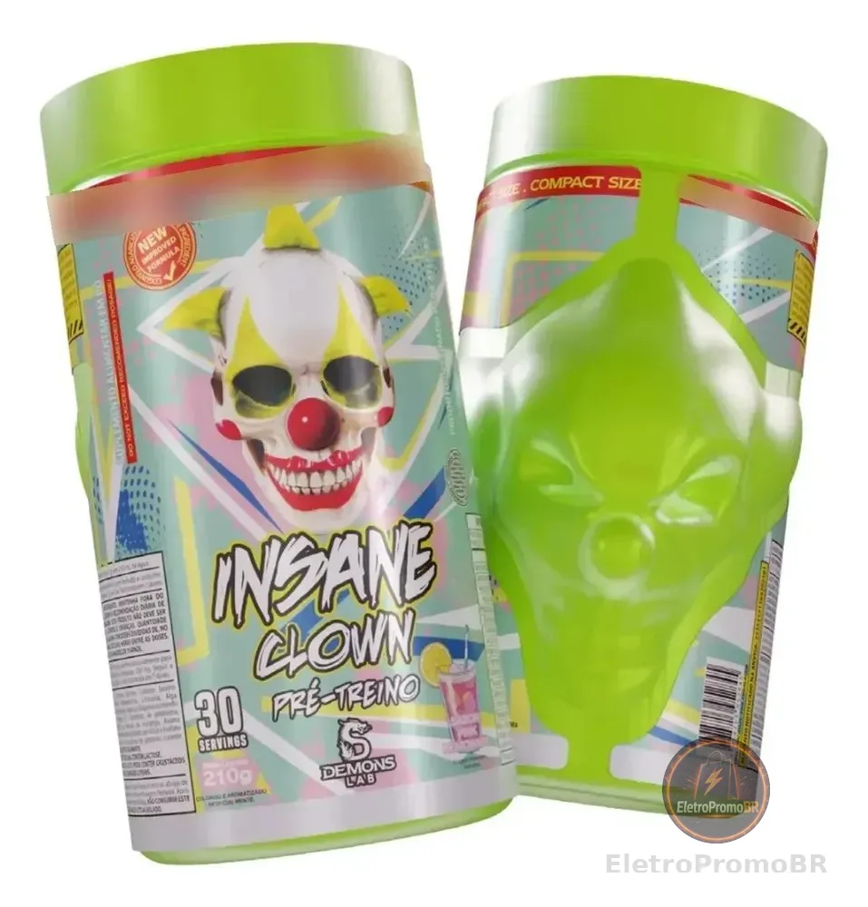 Pré Treino Insane Clown Demons Lab 210g S Sabores P Pink Lemonade
