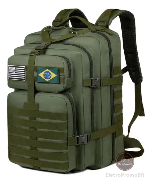 Mochila Tática Impermeável Militar Reforçada Grande 50litros