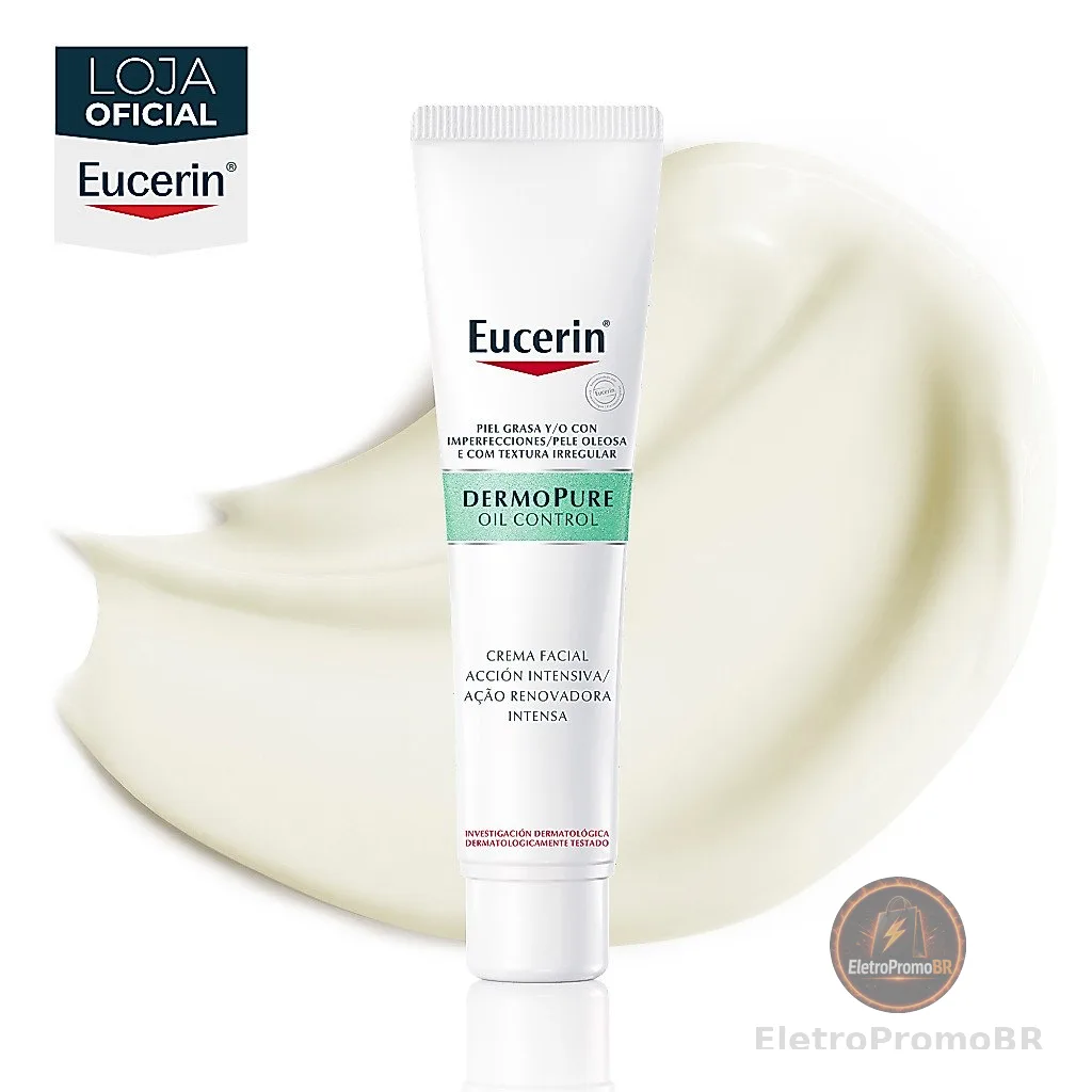 EUCERIN Creme Facial Antiacne Ação Renovadora Intensa Dermo Pure 40ml
